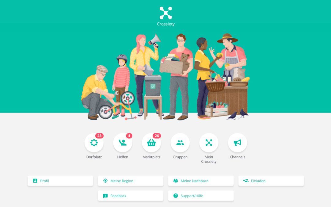 Von der Information zur Interaktion – der digitale Dorfplatz von Crossiety macht’s möglich