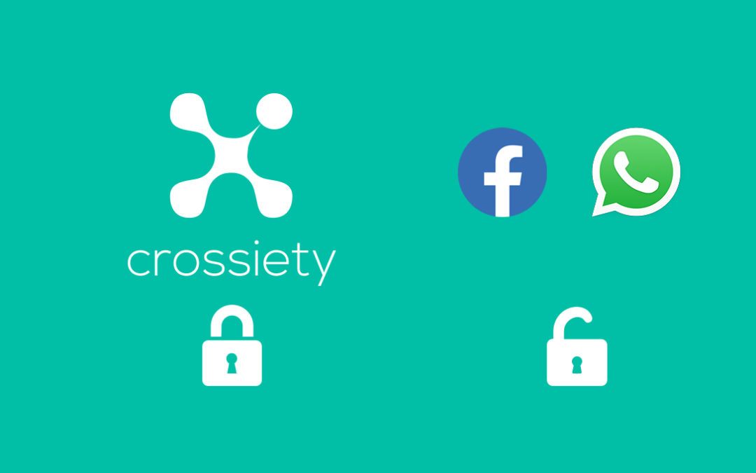 Crossiety vs WhatsApp und Co. – die lokale und sichere Alternative