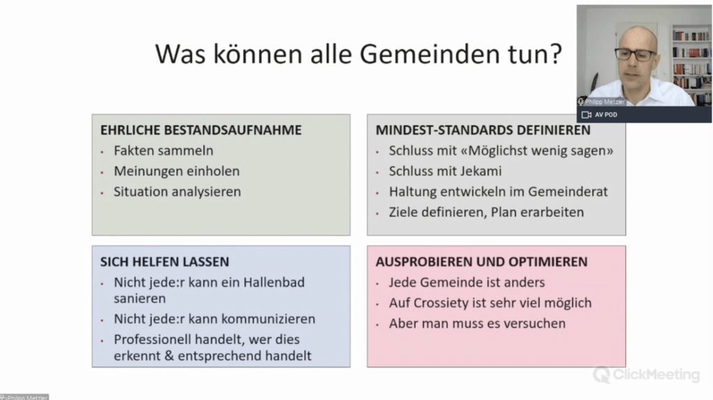 Philipp Metzler während seiner Präsentation