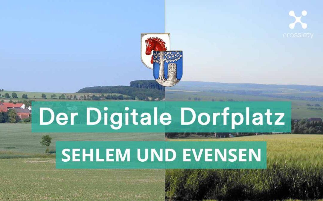 Sehlem und Evensen führen den Digitalen Dorfplatz ein