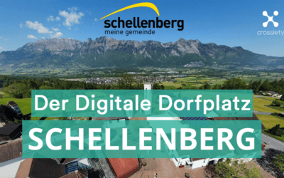 Schellenberg führt Einwohner-App „Digitaler Dorfplatz“ von Crossiety ein